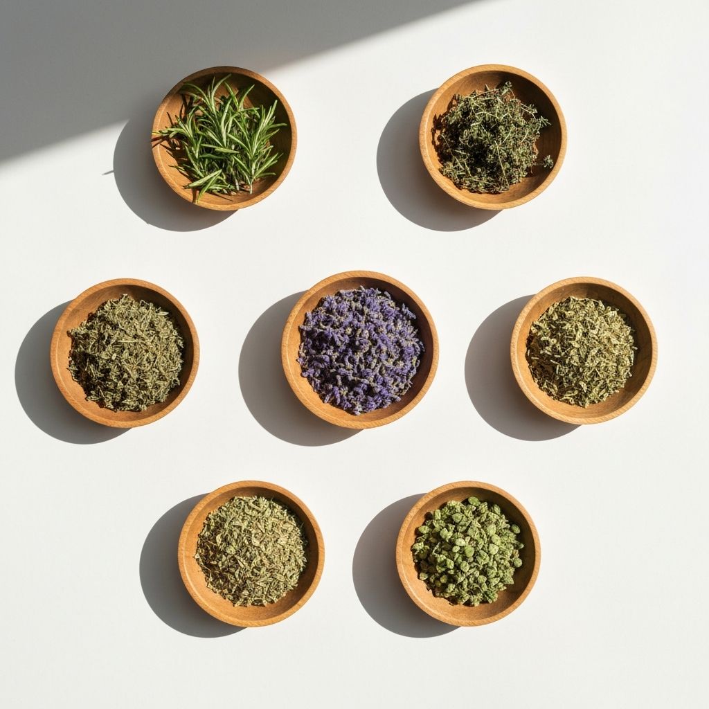 Getrocknete Kräuter