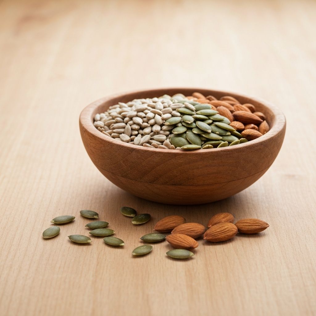 Natürliche Samen und Nüsse